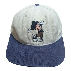 Mickey Mouse Golfer Embroidered Cap Disney Adjustable Men’s Hat‎ Baseball Golf